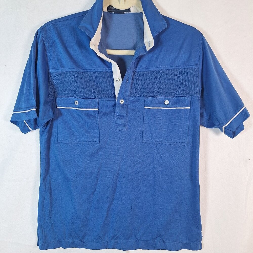 Vintage Mervyn's blue Polo  Shirt